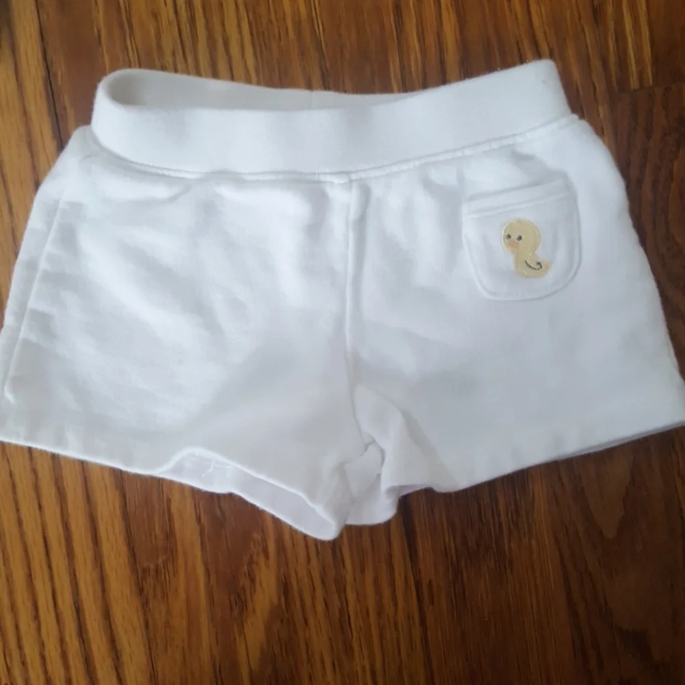 Old Navy Duck Print Onesie Shorts Set Outfit